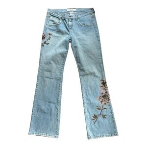 90s Y2K Z. Cavaricci Beaded Flare Jeans Size 13
